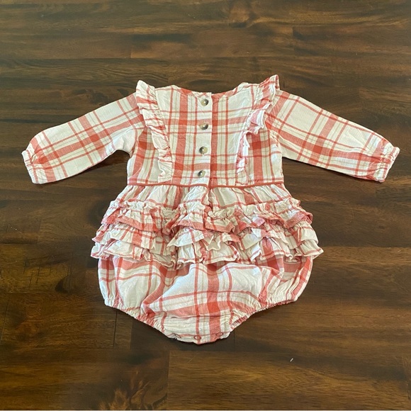 Ruffle Butts Country Fall Baby Girl Romper - Picture 5 of 6